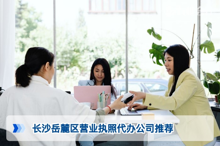 长沙岳麓区营业执照代办公司推荐