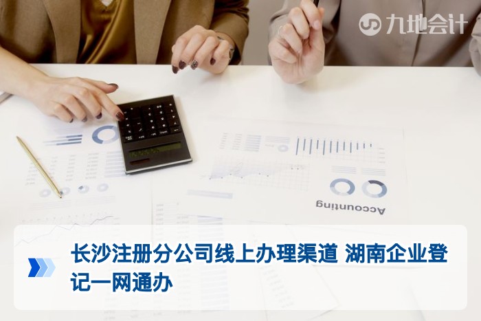 长沙注册分公司线上办理渠道 湖南企业登记一网通办