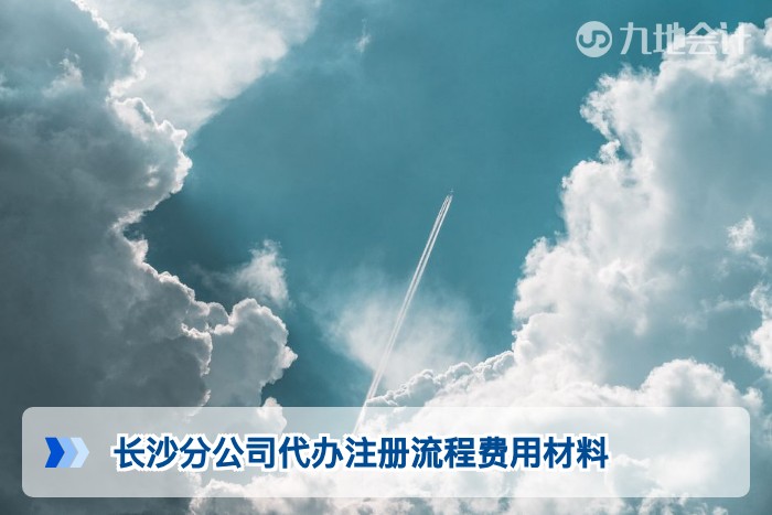 长沙分公司代办注册流程费用材料