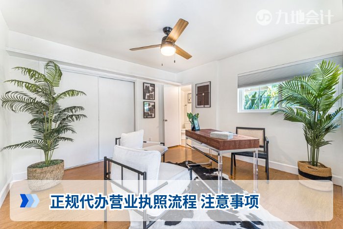 正规代办营业执照流程 注意事项