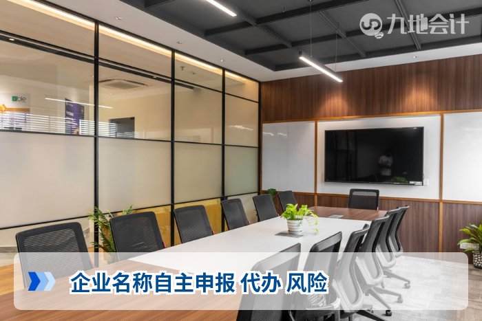 企业名称自主申报 代办 风险