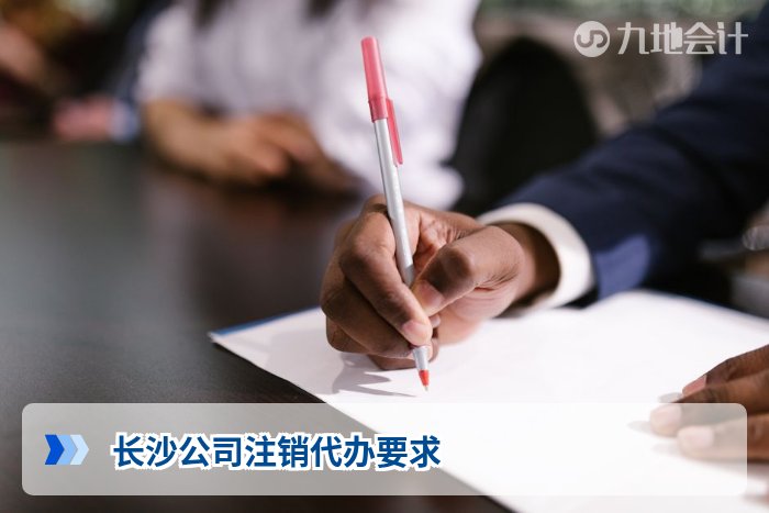 长沙公司注销代办要求