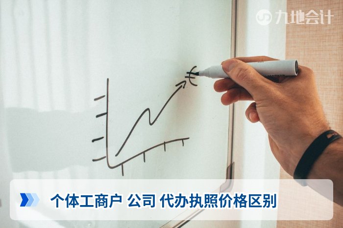 个体工商户 公司 代办执照价格区别