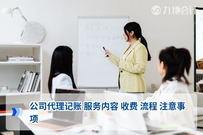公司代理记账 服务内容 收费 流程 注意事项