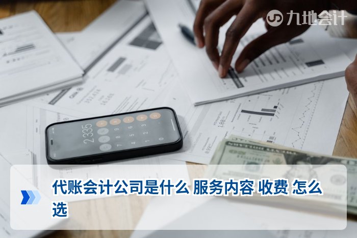 代账会计公司是什么 服务内容 收费 怎么选