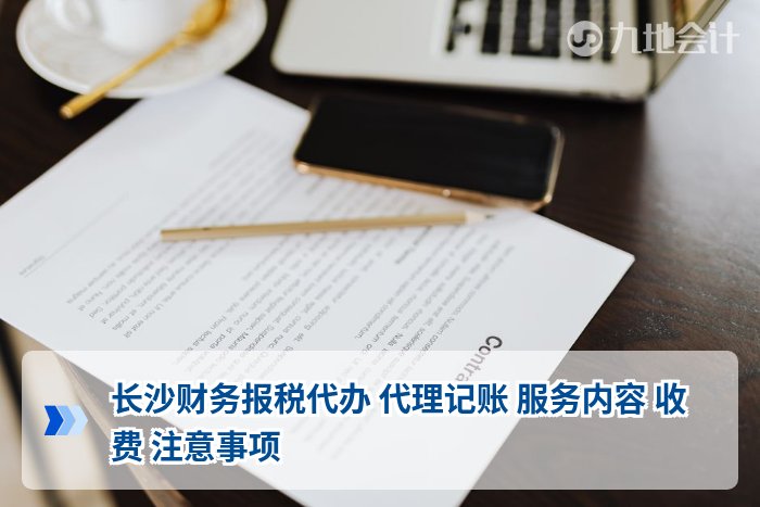 长沙财务报税代办 代理记账 服务内容 收费 注意事项