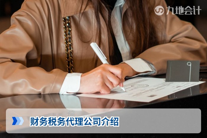 财务税务代理公司介绍