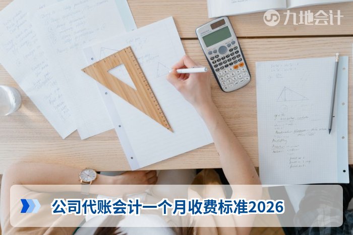 公司代账会计一个月收费标准2026
