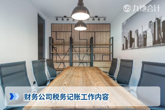 财务公司税务记账工作内容