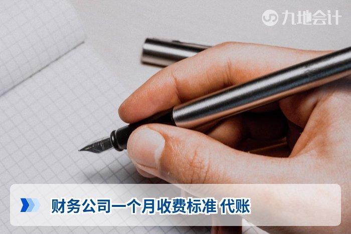 财务公司一个月收费标准 代账