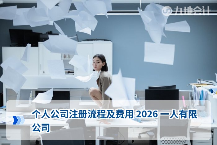 个人公司注册流程及费用 2026 一人有限公司