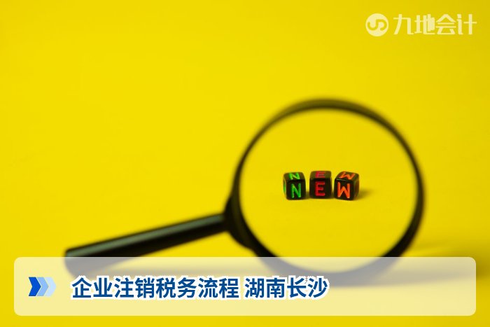 企业注销税务流程 湖南长沙