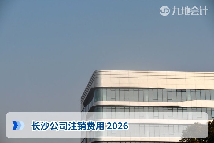 长沙公司注销费用 2026