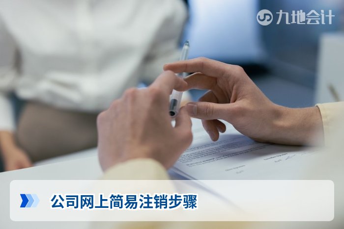 公司网上简易注销步骤