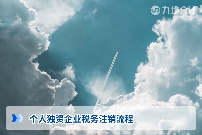 个人独资企业税务注销流程