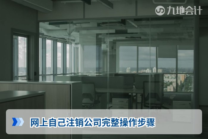 网上自己注销公司完整操作步骤